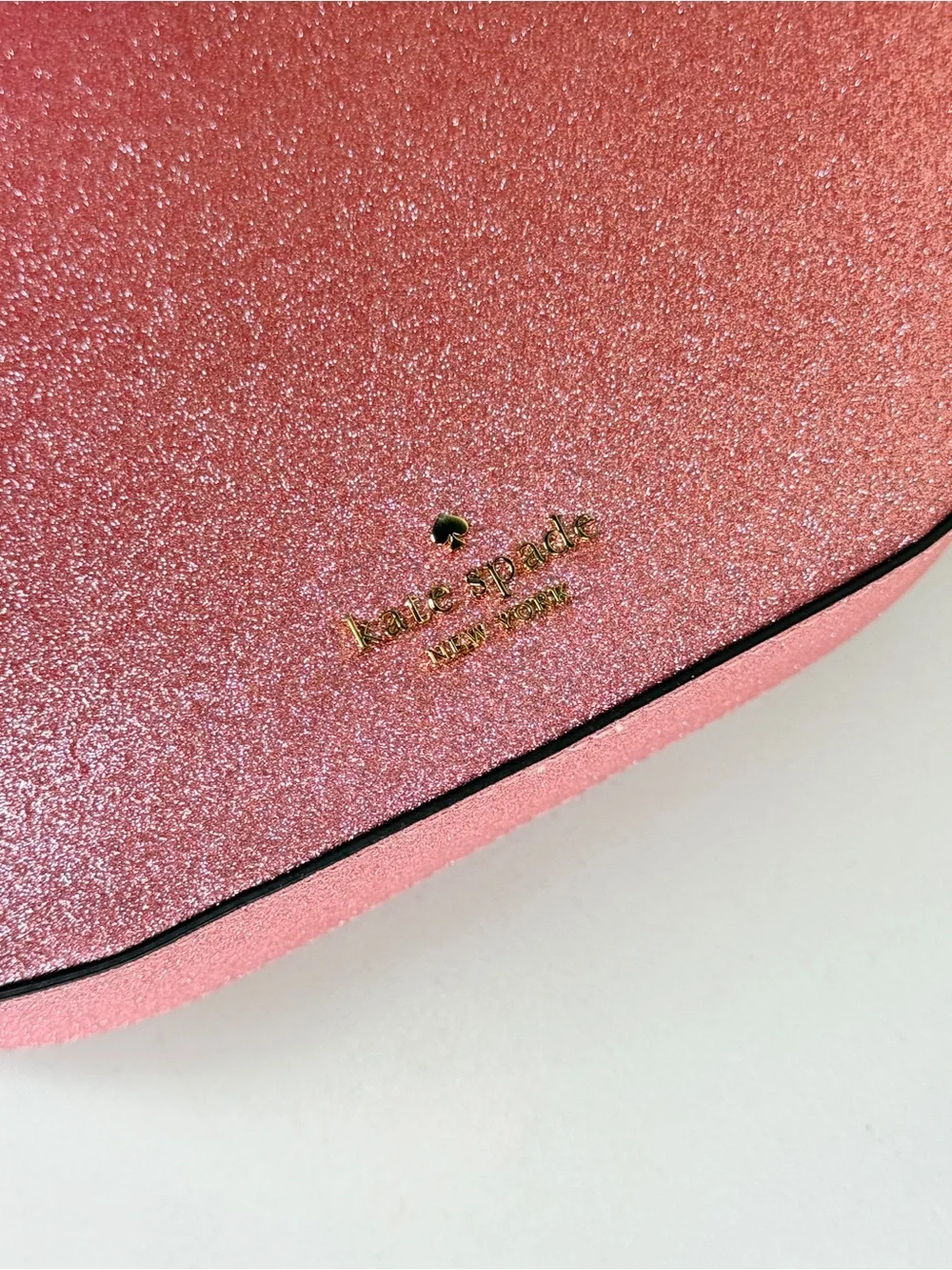 kate spade Pink Glitter Oval Crossbody Bag